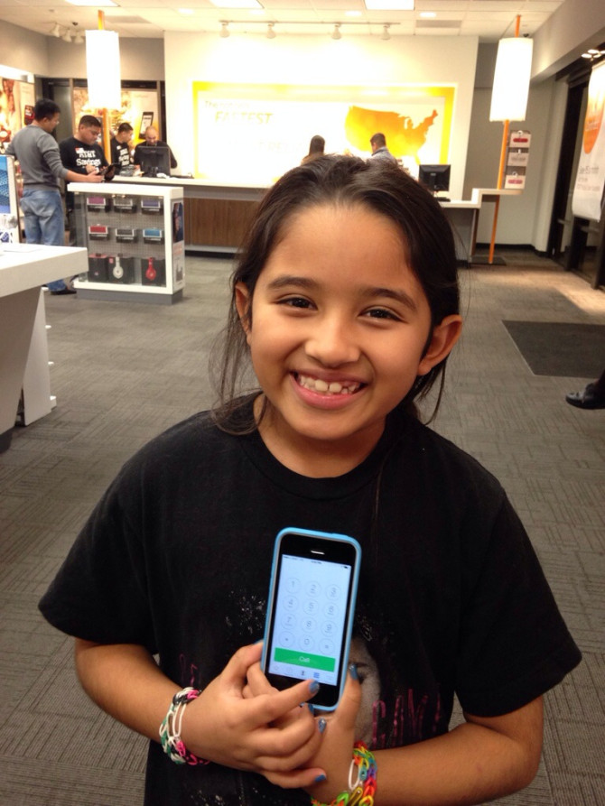 Marie is a proud iPhone 5c owner