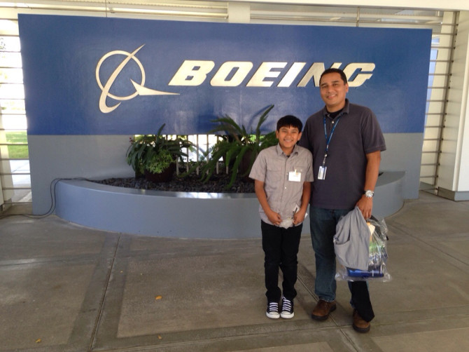 Fun times at Boeing’s Bring Your Child to Work Day