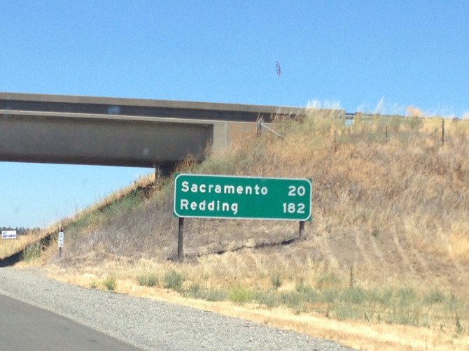 Arriving Sacramento